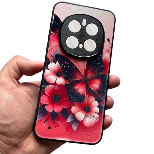 Husa Soft TPU compatibila cu Honor Magic 7 Pro, Butterfly Design