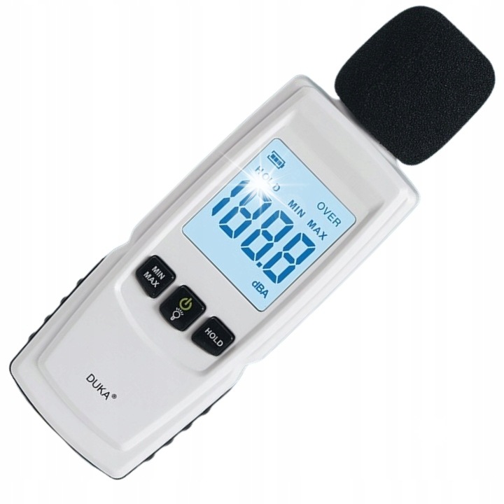 DUKA FB1 децибеломер, 30-130dBA, LCD екран, 50x30x159.5 мм