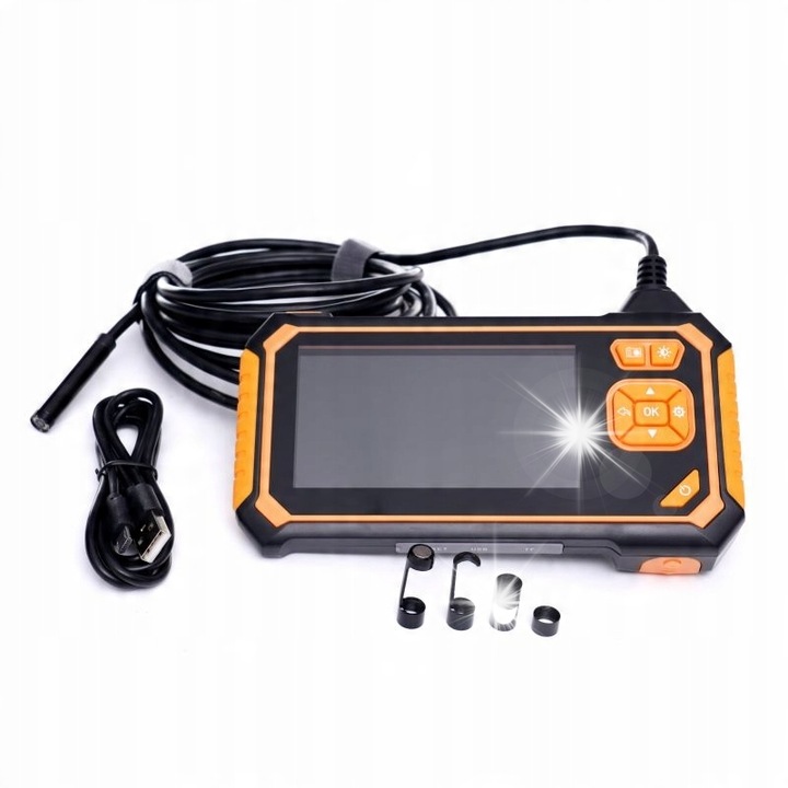 Цифрова инспекционна камера, Kraft&Dele, LCD 4.3 инча, 1920x1080P, 5.5 мм, 2600 mAh