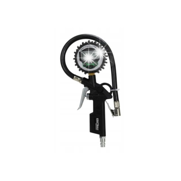 Digitális pumpás pisztoly KD2122, 0-12 Bar, 300mm, autó- és motorkerékpár kerekekhez