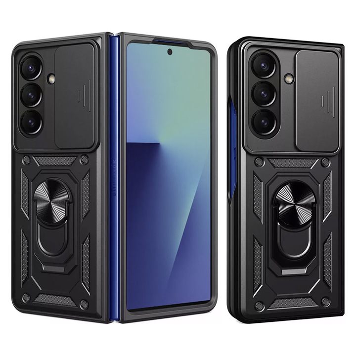 Husa pentru Samsung Galaxy Z Fold7 - Techsuit CamShield Series - Black