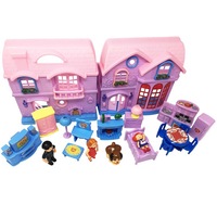 Set casuta cu mobilier Salamandra Kids pentru Copii