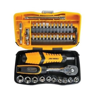 Set profesional 39 buc. biti, tubulare si antrenor cu clichet, Strend Pro WT549 Set profesional 39 buc. biti, tubulare si antrenor cu clichet, Strend Pro WT549