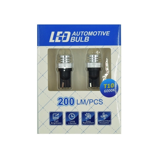 Set becuri profesionale pozitie LED CANBUS T10 4SMD 6000K 12V