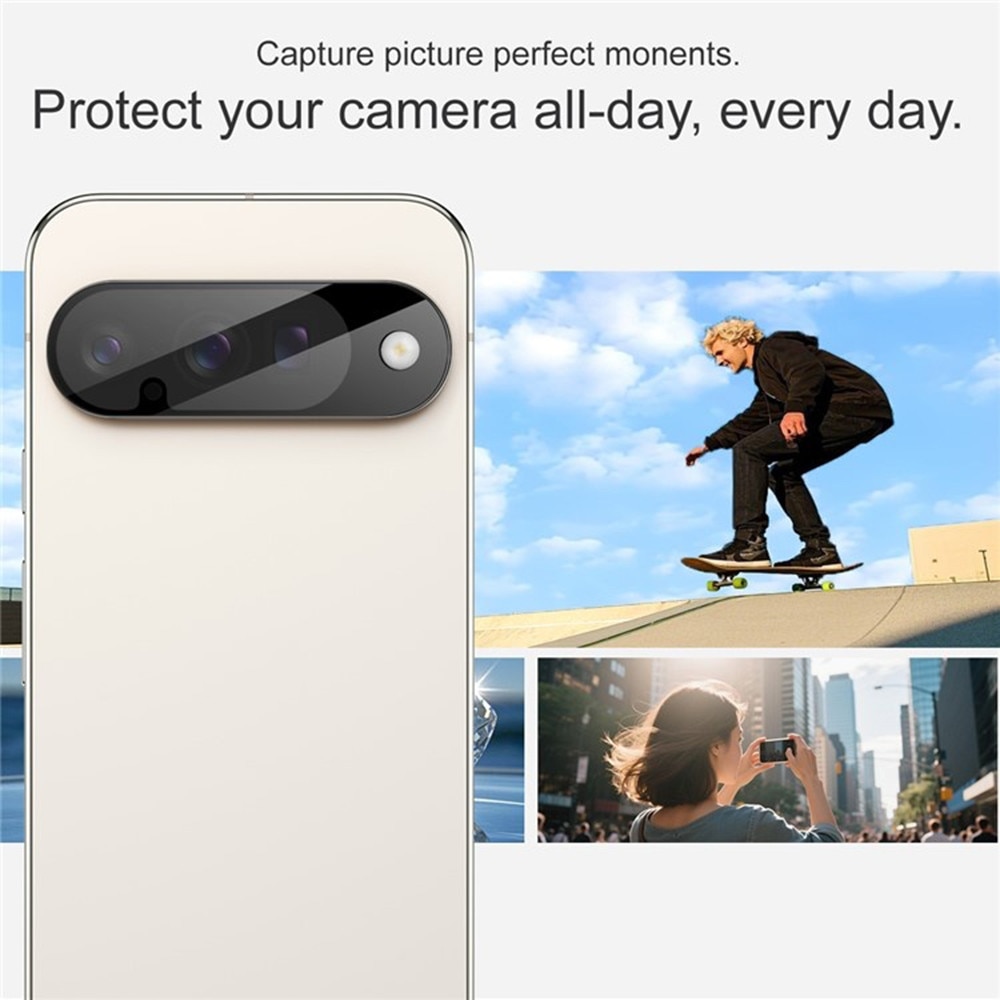 Folie Camera pentru Google Pixel 10 / 10 Pro - Techsuit Full Camera Glass - Black