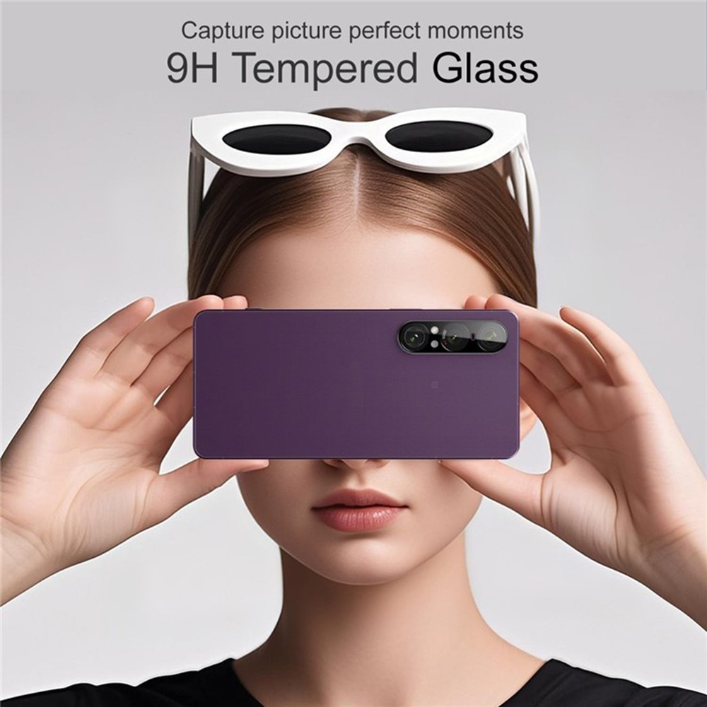 Folie Camera pentru Sony Xperia 1 VII - Techsuit Full Camera Glass - Black