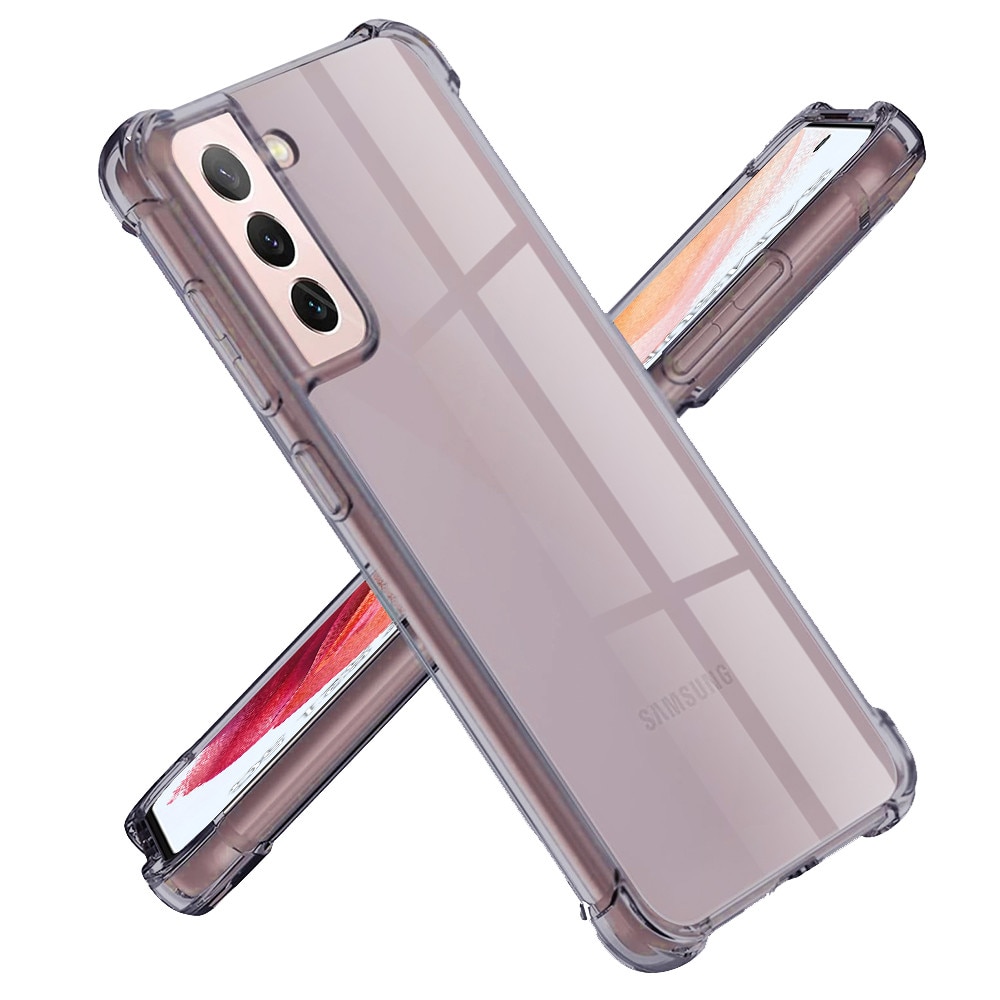 Husa antisoc pentru Samsung Galaxy S21 5G, Accesorio Shockproof Silicone, Fumuriu