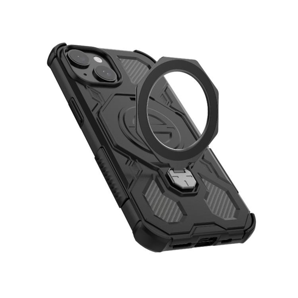 Husa pentru Samsung Galaxy A16 4G / A16 5G - Techsuit Carbon Shield PRO - Smoke Black