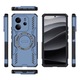 Калъф за Xiaomi Redmi Note 14 4G Regional, Кейс ArmorMag, I68, Поликарбонат, Син