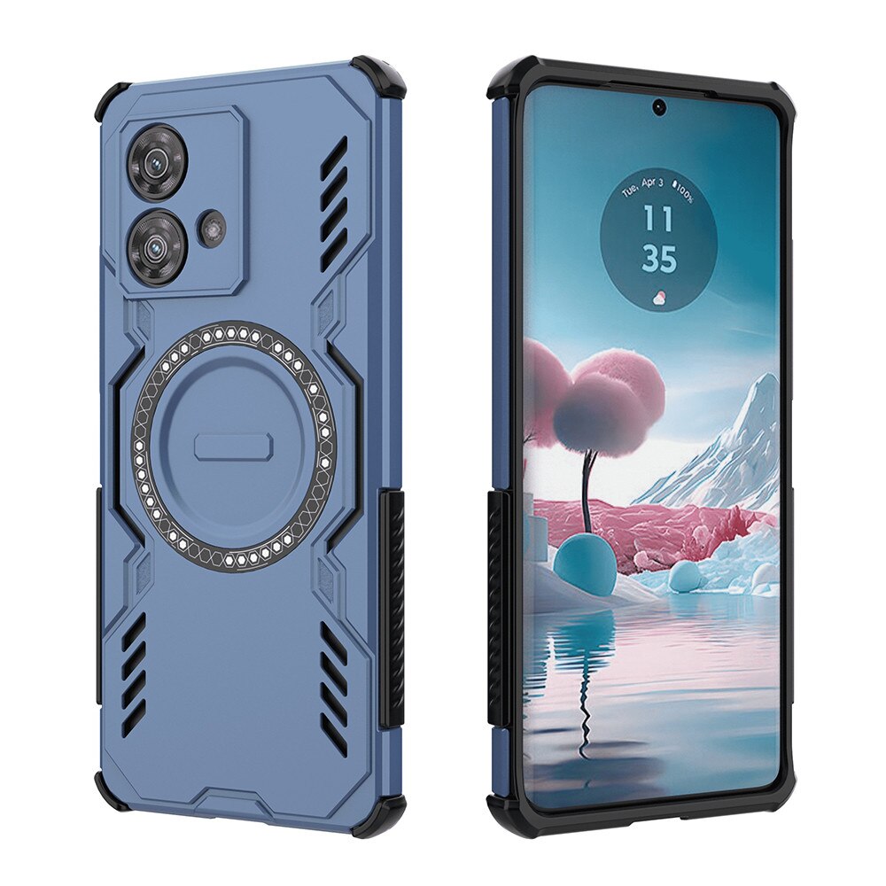 Husa pentru Motorola Edge 40 Neo - Techsuit ArmorMag Case - Blue