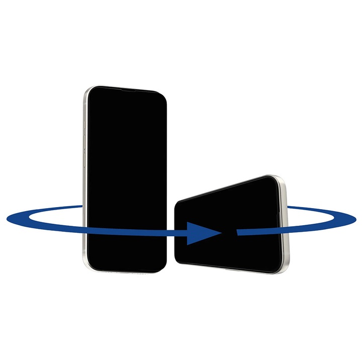 Folie pentru iPhone 14 Pro - ANANK 2.5D 360A° Privacy Screen Protector - Black