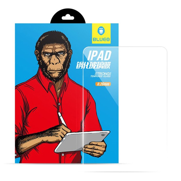 Folie pentru iPad Air 4 / 5 (2020/2022) / Pro 11 (2018 / 2020 / 2021 / 2022) - Blueo HD Tempered Glass - Clear