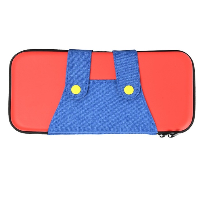 Husa Dura Protectie Super Mario pentru Nintendo Switch 2 & OLED, EVA Rezistent, 10 Sloturi Carduri, Portabila, Multicolor