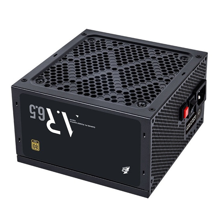 Sursa PC 1stPlayer® 650W, PS-650AR, 80 PLUS® Gold, PFC activ, negru