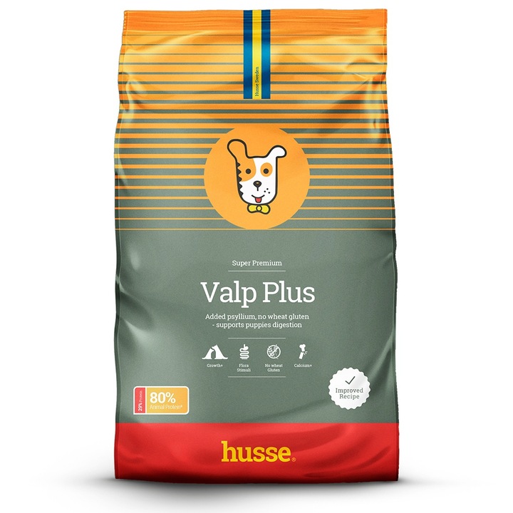 Без Глутенова храна за кученца Husse, Valp Plus 12,5kg