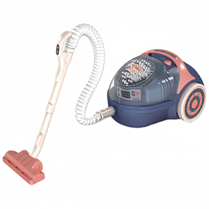 Set aspirator jucarie AYSTOAYS®, Electrocasnice Miniatura cu Sunete Autentice, PP, 3 ani+, albastru