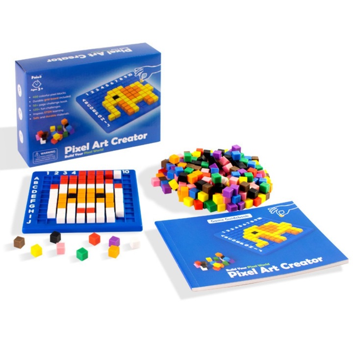 Joc crearea desene cu pixeli, Ronyes, multicolor, 21x16x6cm
