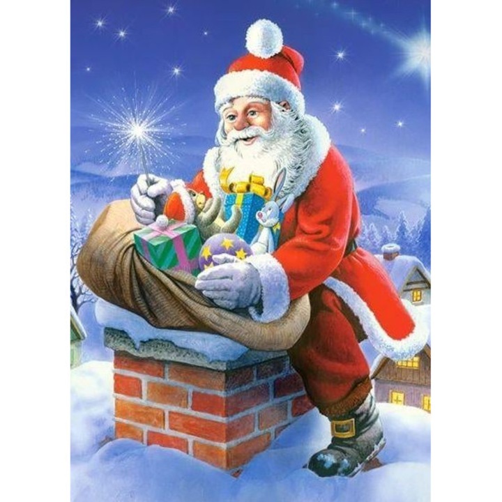 Пъзел от 24 части - пощенска картичка с Дядо Коледа 900558 Castorland