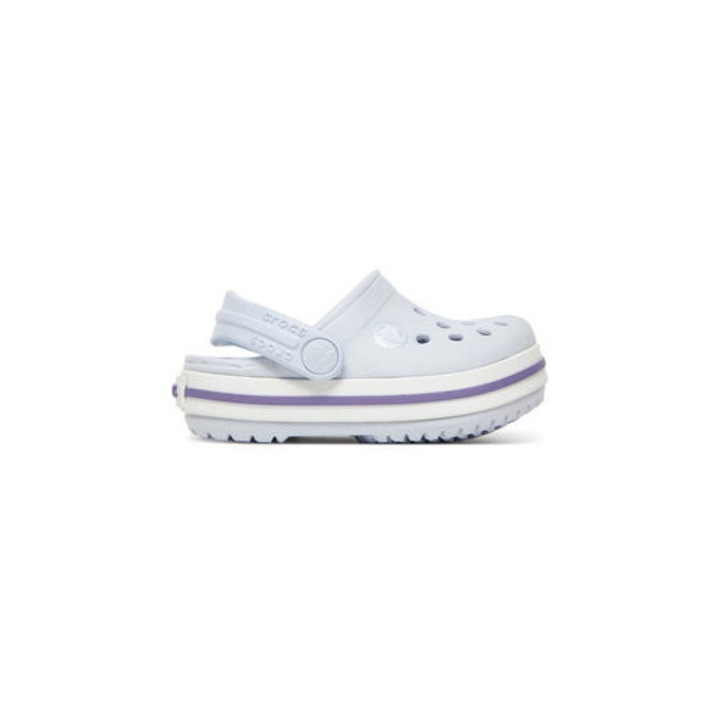 Sandale fete Crocs, 207005, Sintetic, Gri, Gri