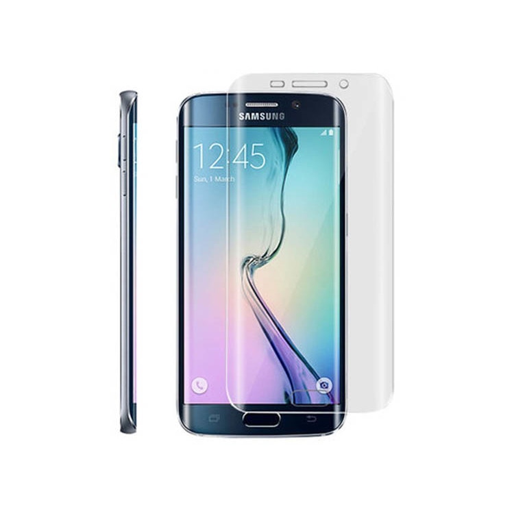 Folie sticla, ecran complet, Samsung S6 Edge, Transparent