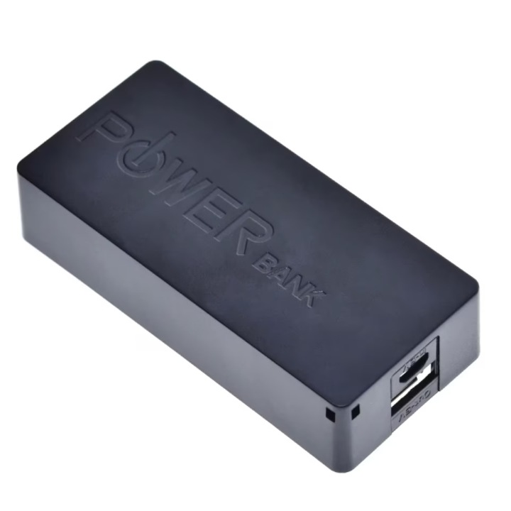 Cutie baterie de alimentare mobila, 2 Incarcatoare de baterii 18650