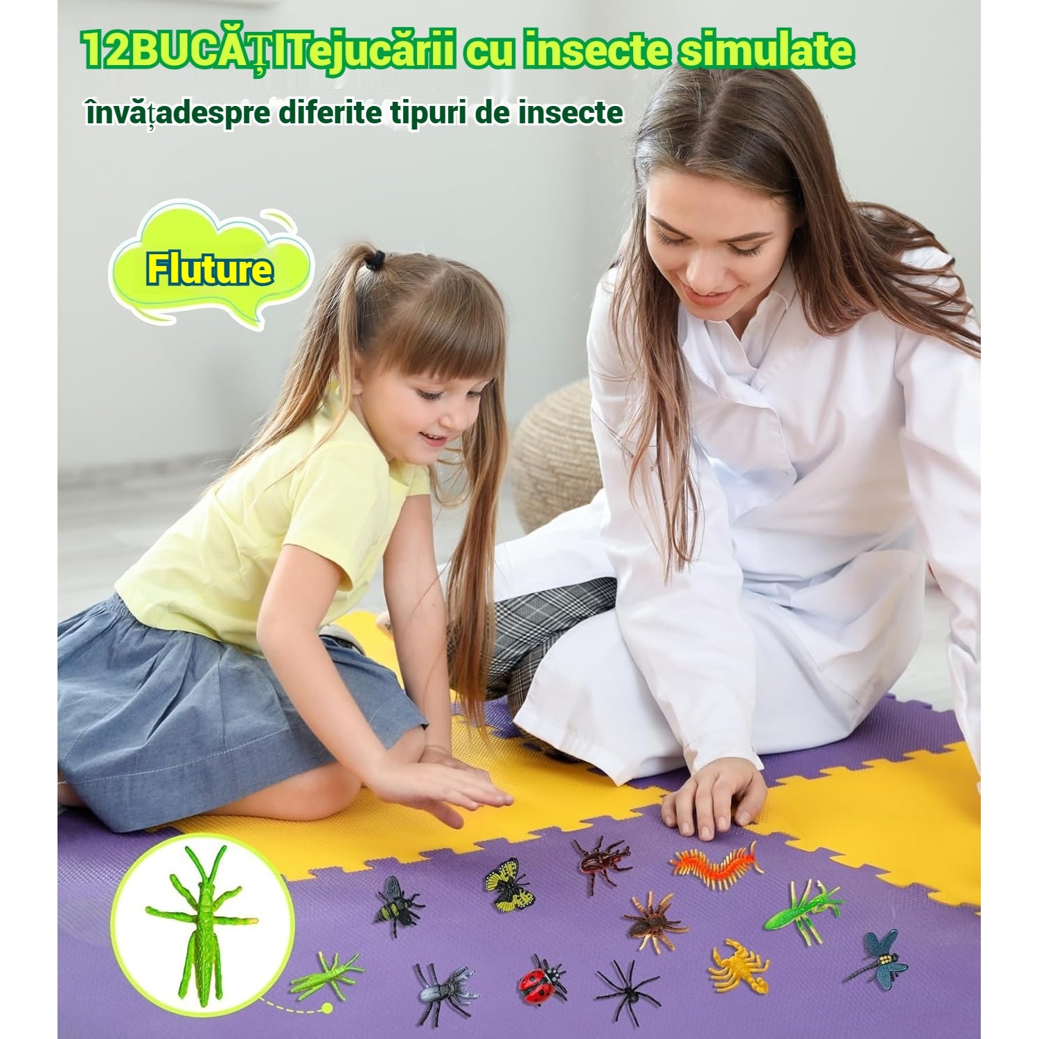 Baker Ross – Kit Marionnette Insecte à Coudre – Paquet De 3, Loisirs Créatifs Pour Enfants