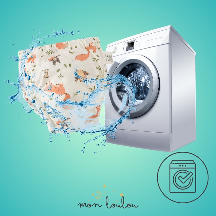 Тренировъчни гащички за гърне, MON LOULOU, Многократни, 100% Муселинов памук, С непропусклив слой, Силно абсорбиращи, принт Животни, L(12-18кг)