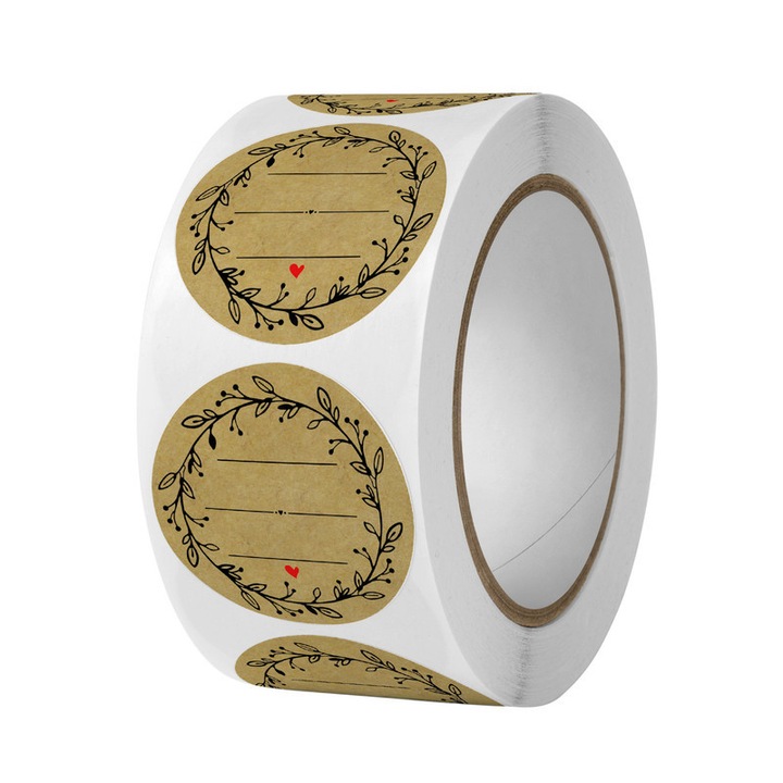 Rola 500 etichete autoadezive Amigo, design modern chic