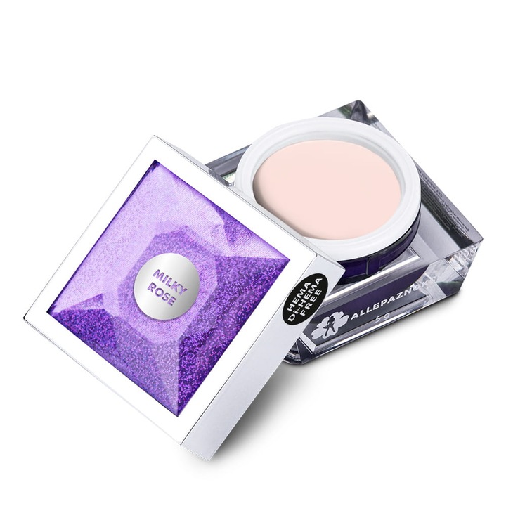 Гел гел за нокти Artistic, Milky Rose, 5 г, без HEMA/Di-HEMA, № 25