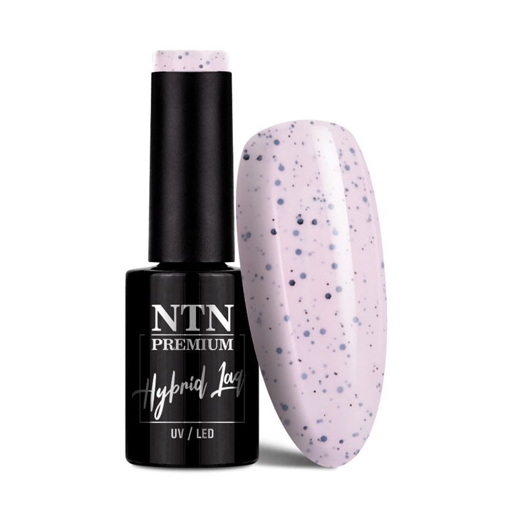 Oja hibrida NTN Premium Sugar Sweets Collection 5g nr 193, violet deschis cu particule negre