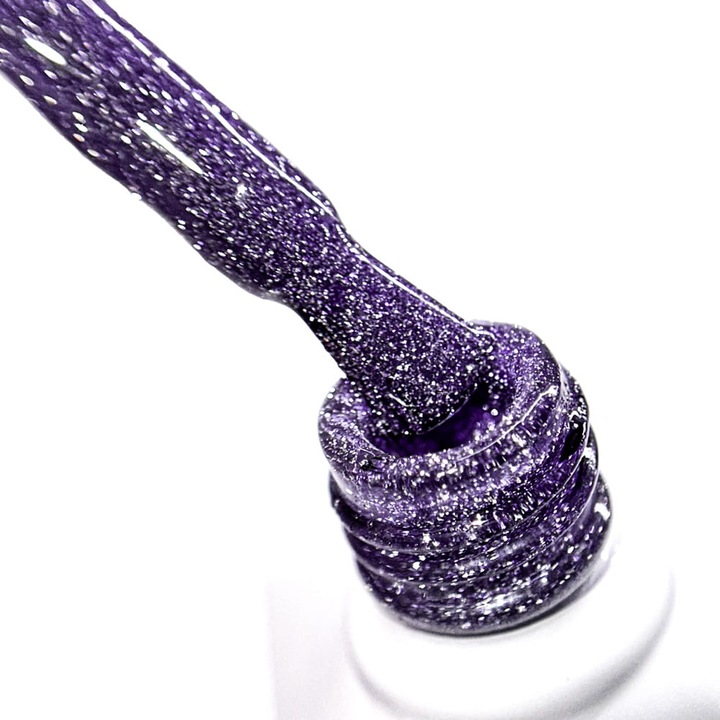 Oja hibrida Molly Nails Private Show 8g Nr 616, HEMA/Di-HEMA Free, culoare violet-albastru, consistenta crema