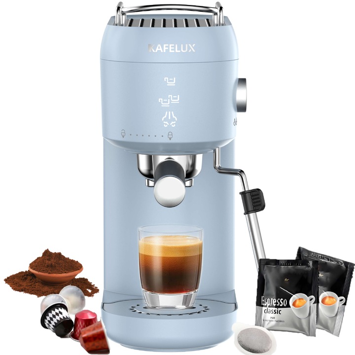Espressor automat De’Longhi Magnifica Evo ECAM290.42.TB, 7 bauturi, Sistem de spumare manual, rasnita integrata cu 13 setari, 1450W, 15 bar, Negru