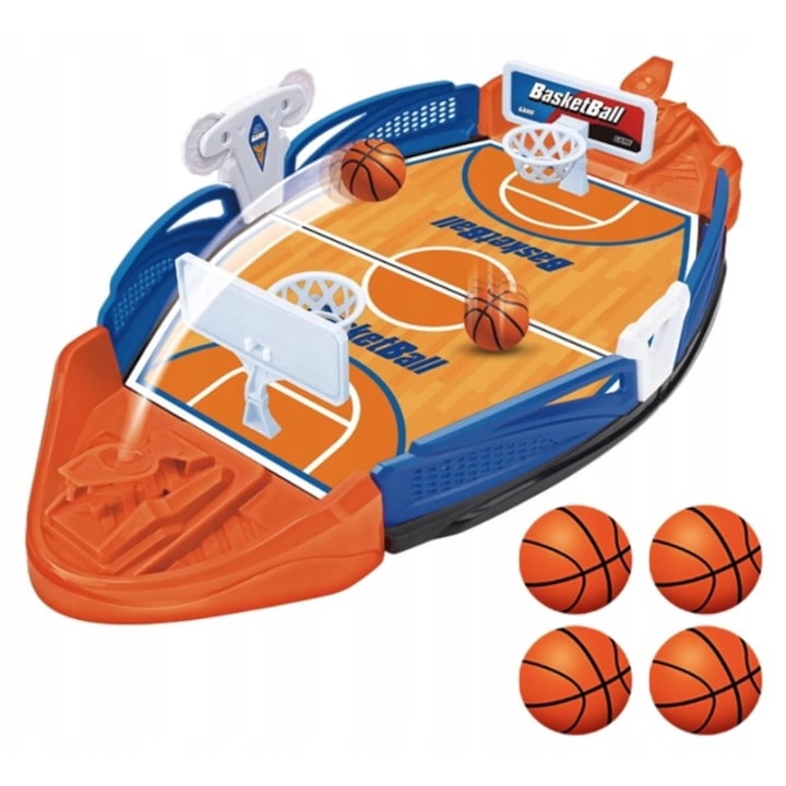 Mini játékkészlet, Kosárlabda, 4 labda, Méretek 46 x 23, 5 x 8 cm