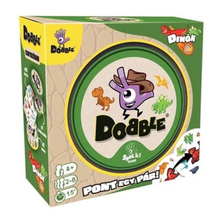 Dobble Dínók társasjáték (ASM34740)