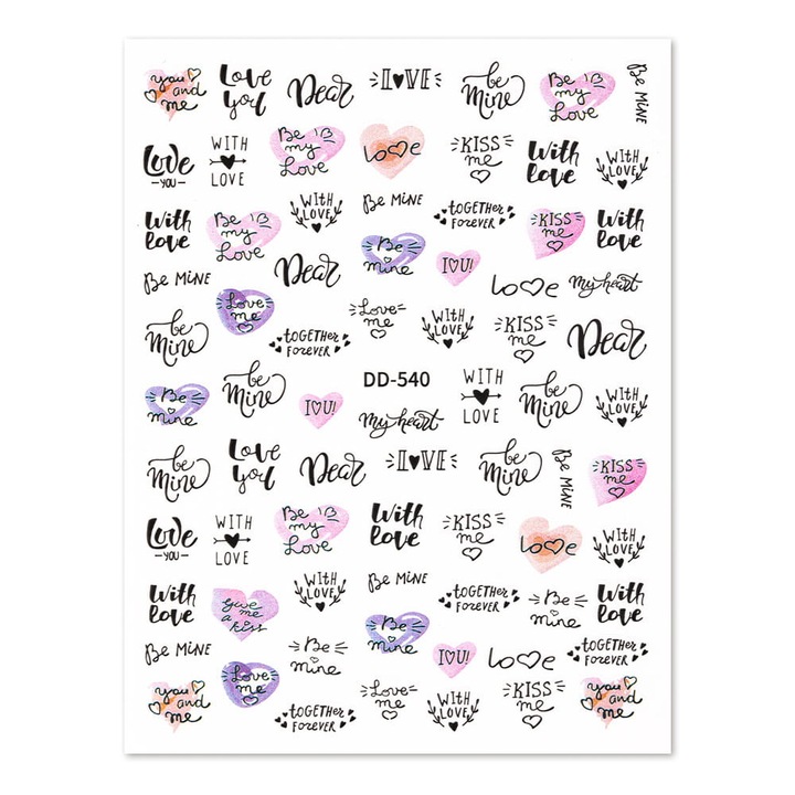 GNB-LAB körömmatrica készlet, 10,5x8cm