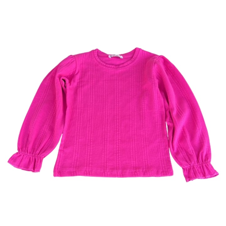 Bluza maneca lunga roz, Roz