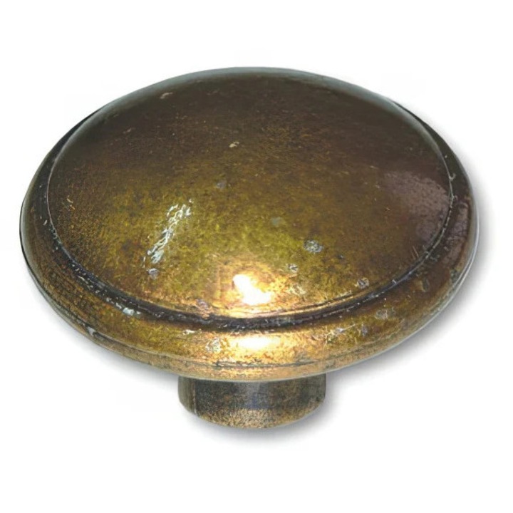 Мебелна дръжка Sziferon, цинкова сплав, античен месинг, 44.5 мм, 30 мм