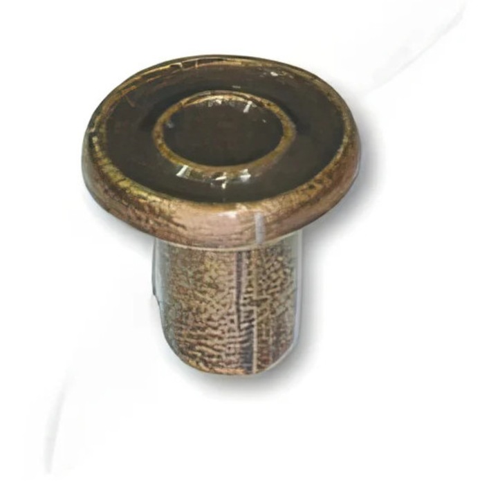 buton mobilier rustic 19.5 mm alama antica zinc sertar dulap