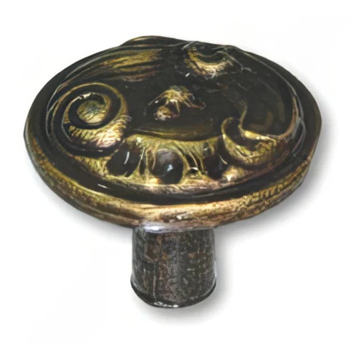 buton mobilier rustic 29 mm finisaj antic alama pentru sertar si usa dulap