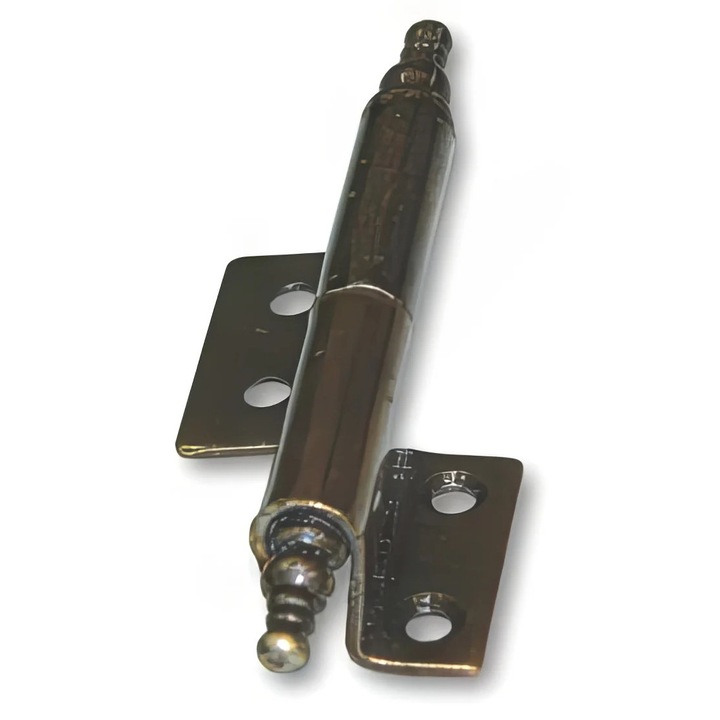 balama mobilier rustic tabla 1.5 mm 83x33 mm pentru usi subtiri pana la 18 mm finisaj antic brass