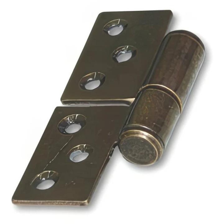 Декоративна панта Sziferon, 62x30 мм, метал 1,5 мм, покритие античен месинг