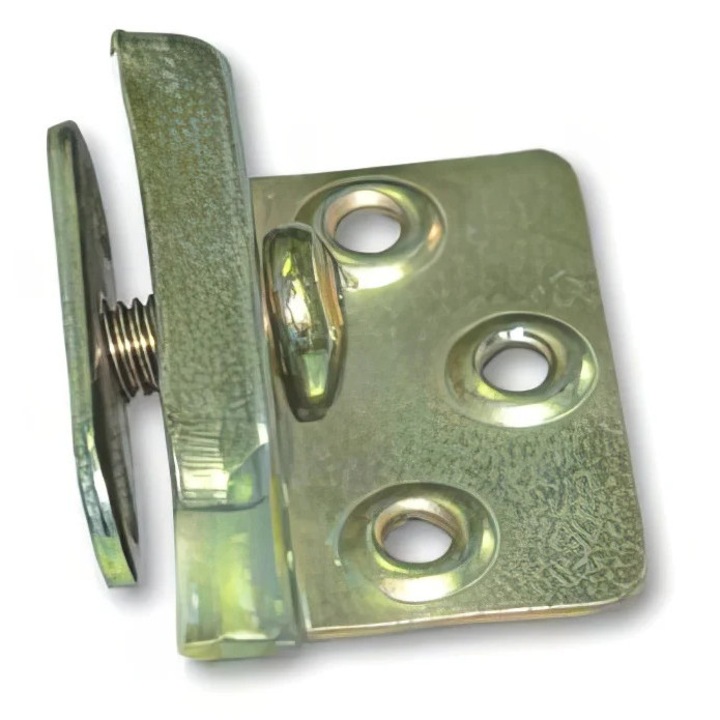 Метален аксесоар 50x37 мм за закрепване на мебели – плосък профил 1.5 мм дебелина