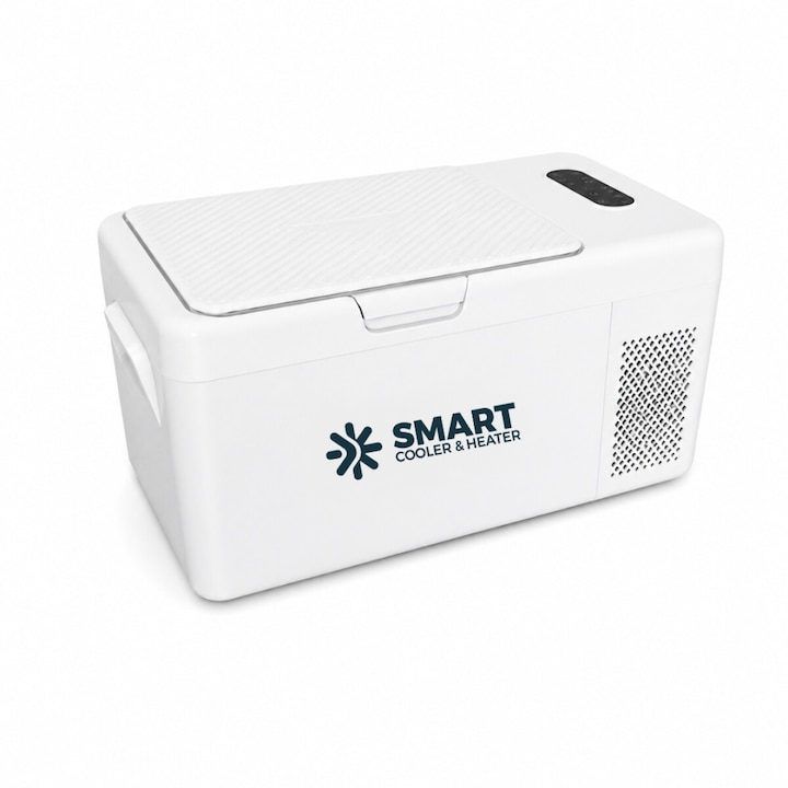 Frigider auto cu compresor Smart Cooler S15, 12-24v, capacitate 18L, display LCD