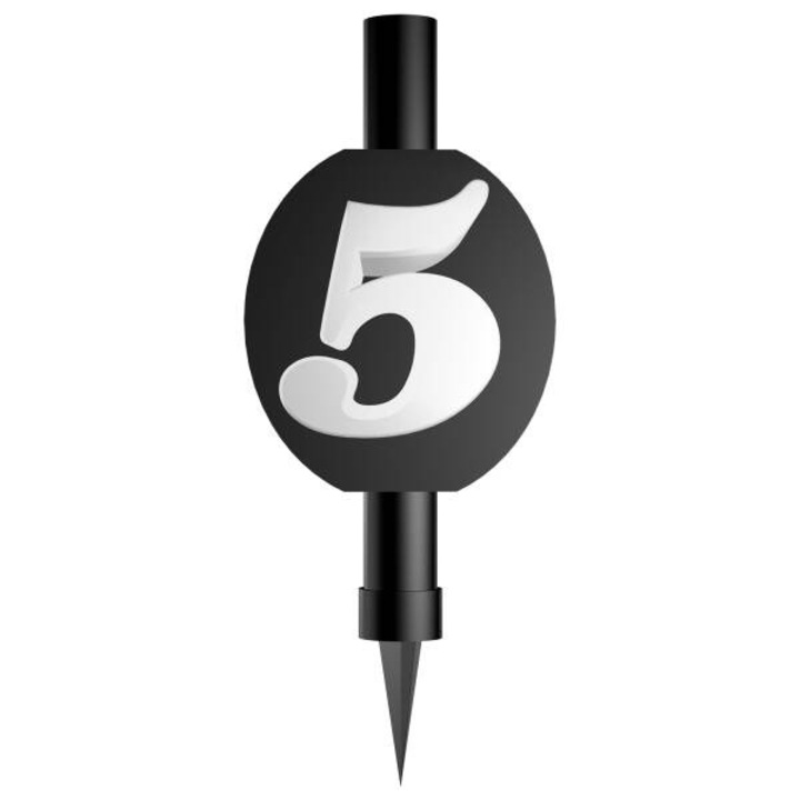 Фонтан за торта, Amscan, с числото 5, 12 см, време на горене 50 секунди