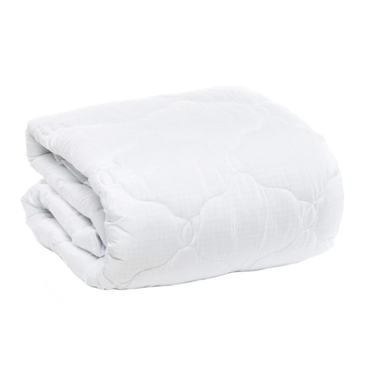 Pilota Home Still, antistres, microfibra, alb, 140x200cm