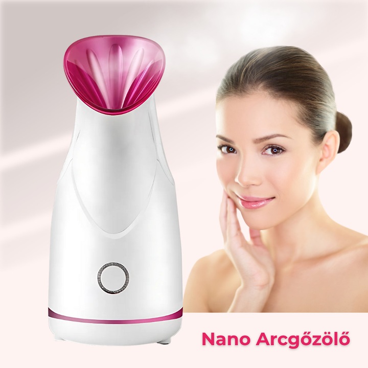 Aparat de curatare faciala cu abur Nano Steam, dispozitiv de ingrijire faciala pentru spa acasa