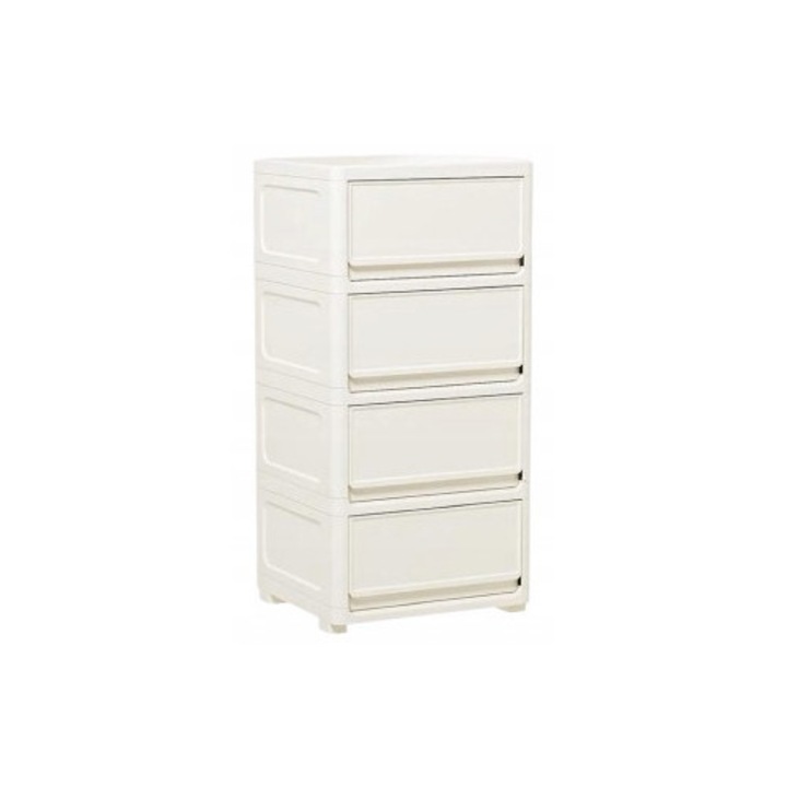 Comoda universala Babyhood, design modern, plastic de calitate, 80x40x90cm