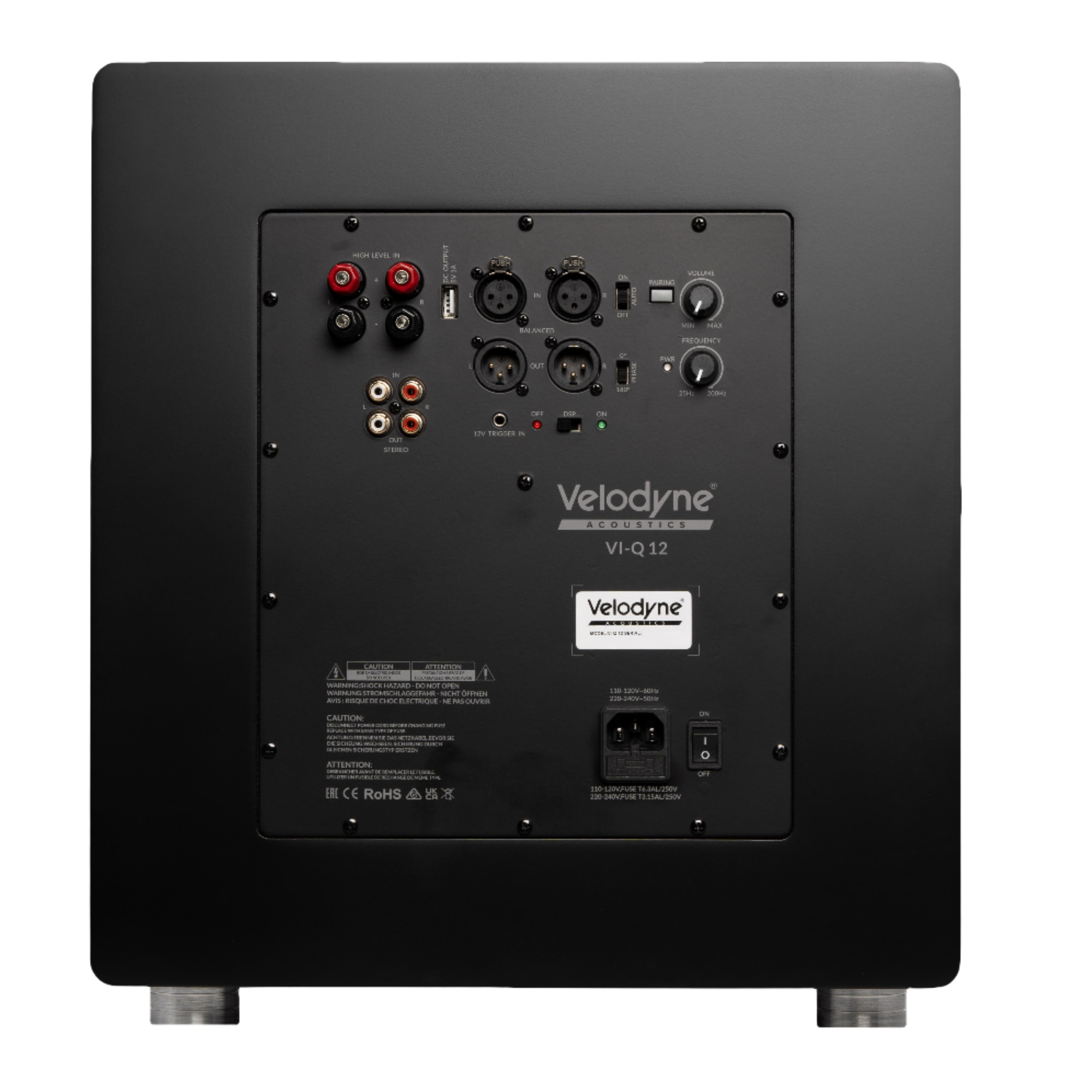Subwoofer Velodyne Acoustics VI-Q 12'', Negru
