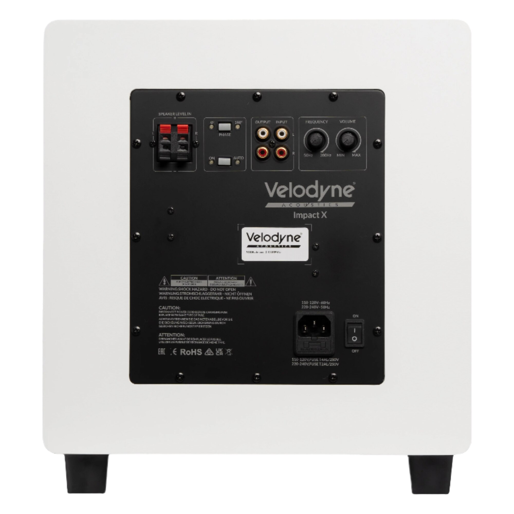 Subwoofer Velodyne Acoustics Impact X 10'', Alb
