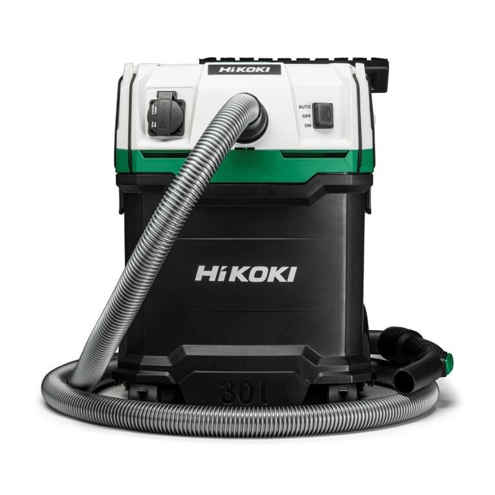 Hikoki RP300YL WAZ ipari porszívó 30 literes 1200W L osztályú nedves és száraz munkához dobozban